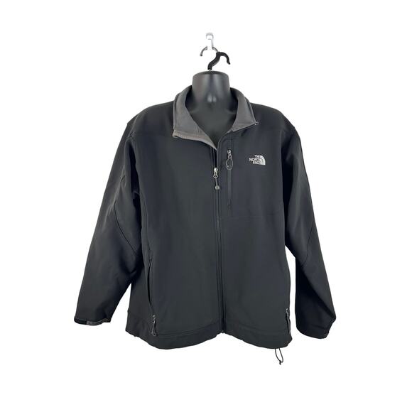 North Face Black Apex Softshell Jacket Size 2XL - Picture 1 of 12